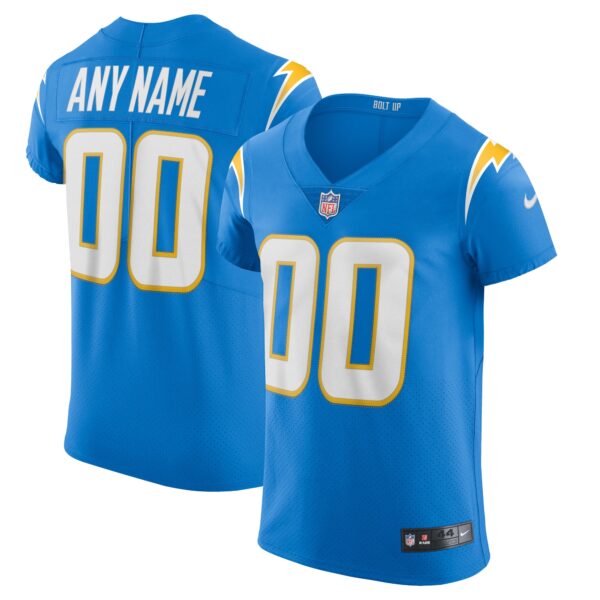 Men’s Los Angeles Chargers Nike Powder Blue Vapor Elite Custom Jersey