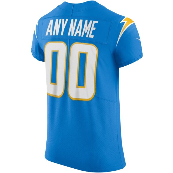 Men’s Los Angeles Chargers Nike Powder Blue Vapor Elite Custom Jersey