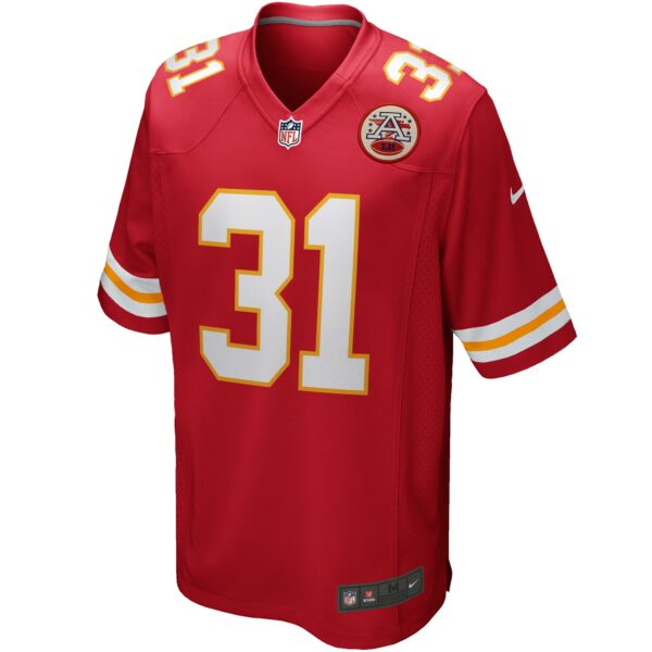 Men’s Kansas City Chiefs Priest Holmes Nike Red Game Retired Player Jersey