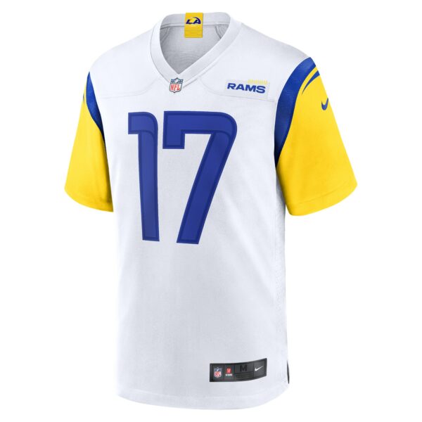 Men’s Los Angeles Rams Puka Nacua Nike White Game Jersey