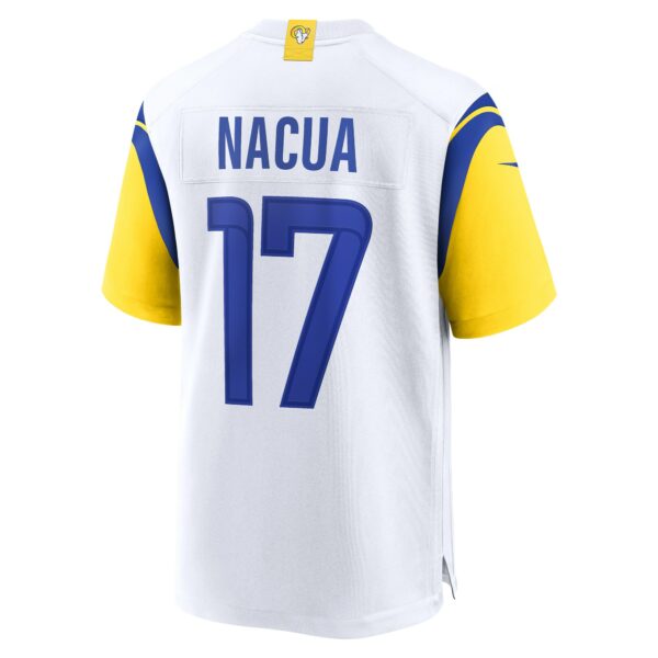 Men’s Los Angeles Rams Puka Nacua Nike White Game Jersey