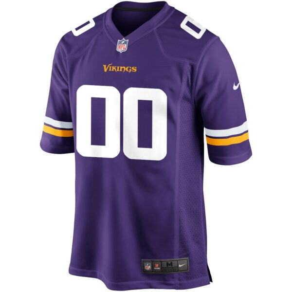 Men’s Minnesota Vikings Nike Purple Custom Game Jersey