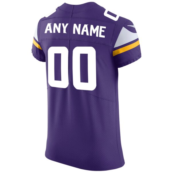 Men’s Minnesota Vikings Nike Purple Vapor Untouchable Custom Elite Jersey