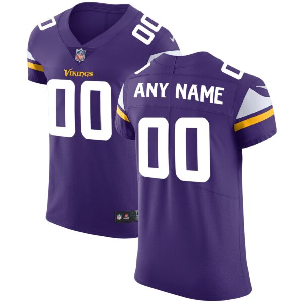 Men’s Minnesota Vikings Nike Purple Vapor Untouchable Custom Elite Jersey