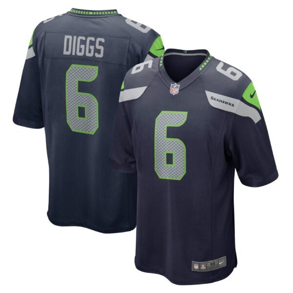 Men’s Seattle Seahawks Quandre Diggs Nike College Navy Game Jersey