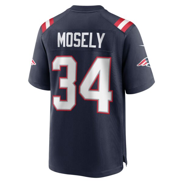 Men’s New England Patriots Quandre Mosely Nike Navy Home Game Player Jersey