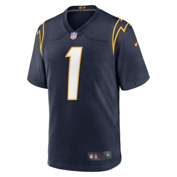 Men’s Los Angeles Chargers Quentin Johnston Nike Navy Alternate Game Jersey