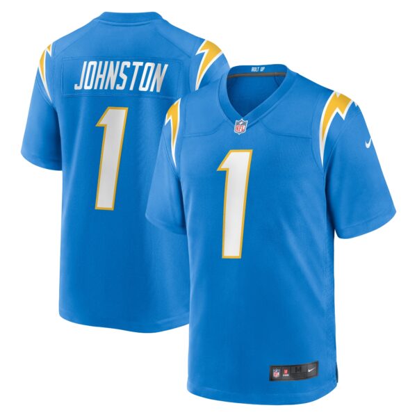 Men’s Los Angeles Chargers Quentin Johnston Nike Powder Blue 2023 NFL Draft First Round Pick Game Player Jersey