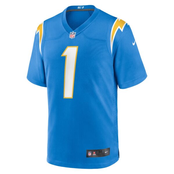 Men’s Los Angeles Chargers Quentin Johnston Nike Powder Blue 2023 NFL Draft First Round Pick Game Player Jersey