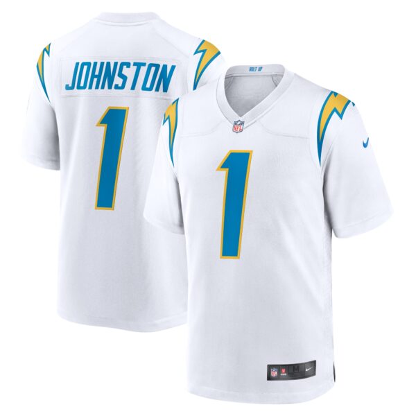 Men’s Los Angeles Chargers Quentin Johnston Nike White Away Game Jersey