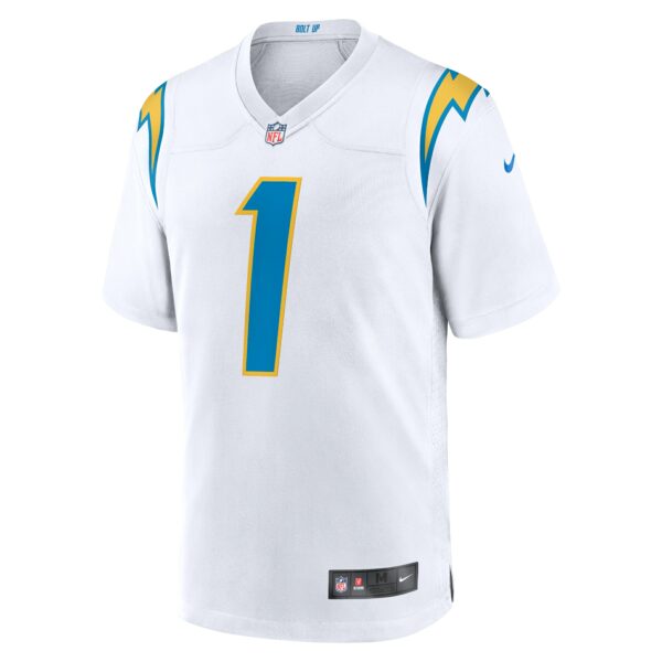 Men’s Los Angeles Chargers Quentin Johnston Nike White Away Game Jersey