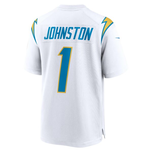 Men’s Los Angeles Chargers Quentin Johnston Nike White Away Game Jersey