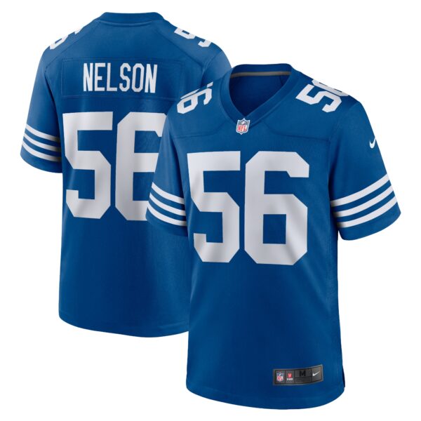 Men’s Indianapolis Colts Quenton Nelson Nike Royal Alternate Game Jersey