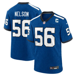 Men's Indianapolis Colts Quenton Nelson Nike Royal Indiana Nights Alternate Game Jersey