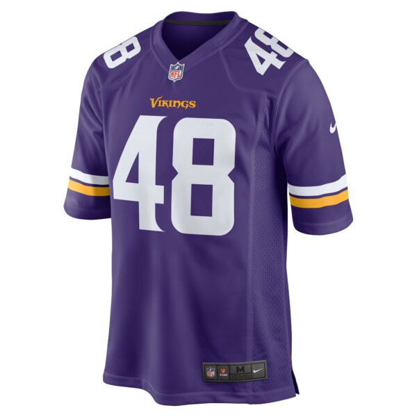 Men’s Minnesota Vikings Quincy Roche Nike Purple Team Game Jersey