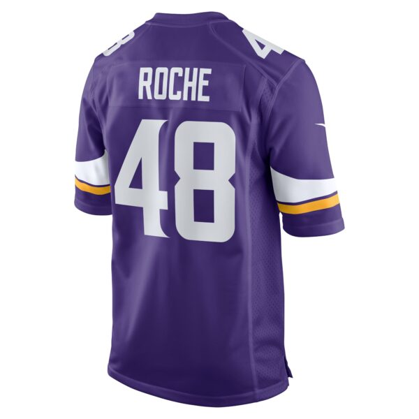 Men’s Minnesota Vikings Quincy Roche Nike Purple Team Game Jersey