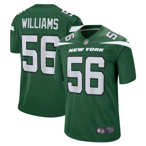 Men’s New York Jets Quincy Williams Nike Gotham Green Game Jersey