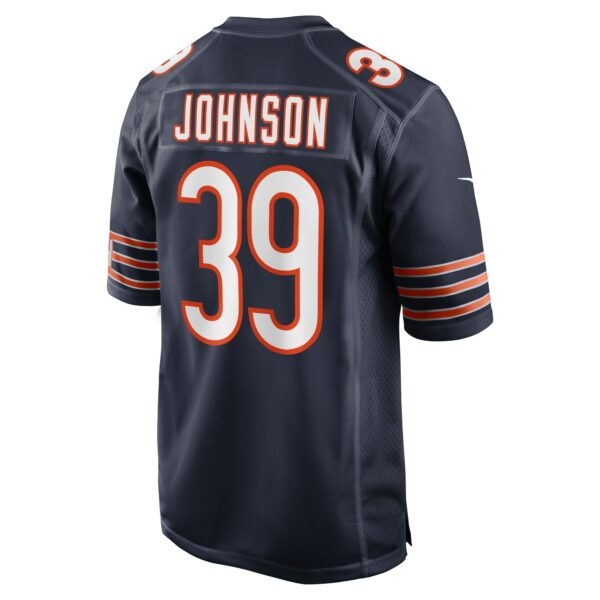 Men’s Chicago Bears Quindell Johnson Nike Navy Team Game Jersey