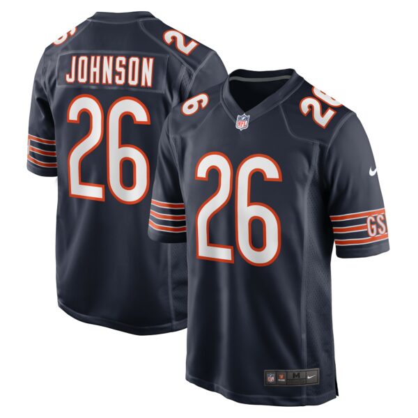 Men’s Chicago Bears Quindell Johnson Nike Navy Team Game Jersey