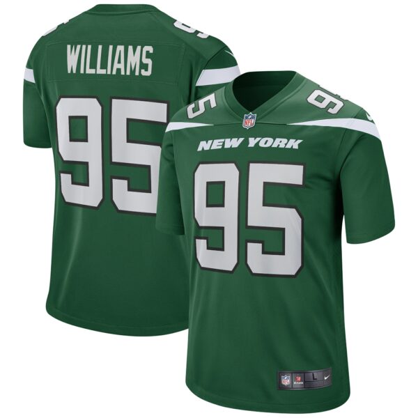 Men’s New York Jets Quinnen Williams Nike Gotham Green Game Jersey