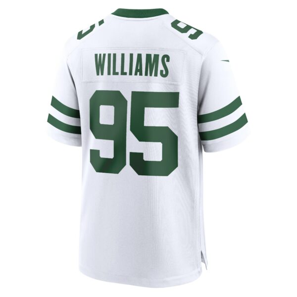 Men’s New York Jets Quinnen Williams Nike White Legacy Player Game Jersey