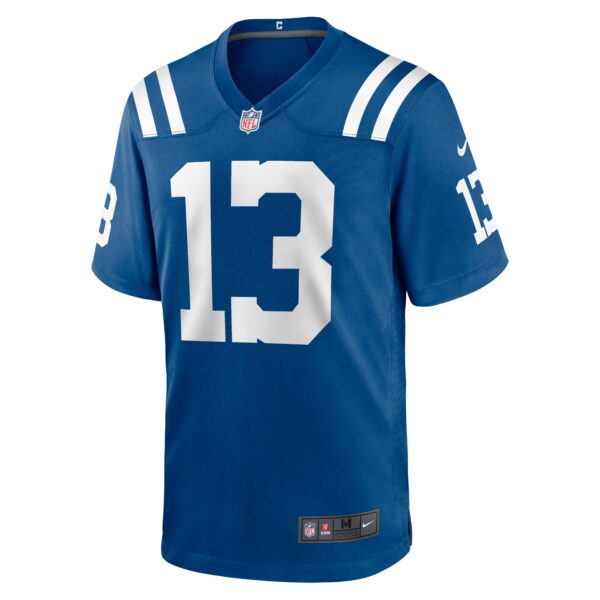 Men’s Indianapolis Colts Racey McMath Nike Royal Team Game Jersey