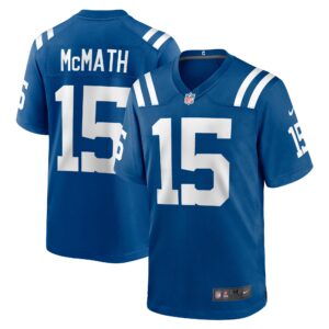 Men's Indianapolis Colts Racey McMath Nike Royal Team Game Jersey