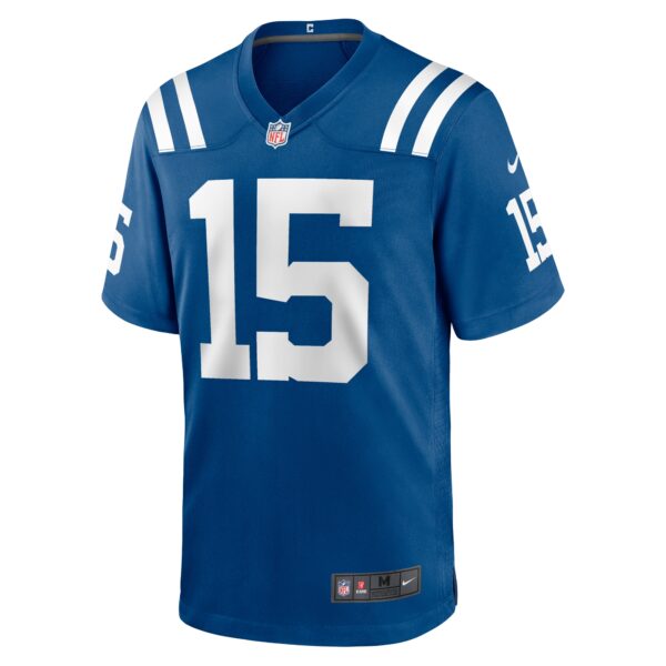 Men’s Indianapolis Colts Racey McMath Nike Royal Team Game Jersey