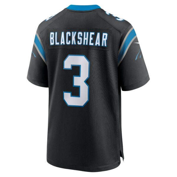 Men’s Carolina Panthers Raheem Blackshear Nike Black Team Game Jersey