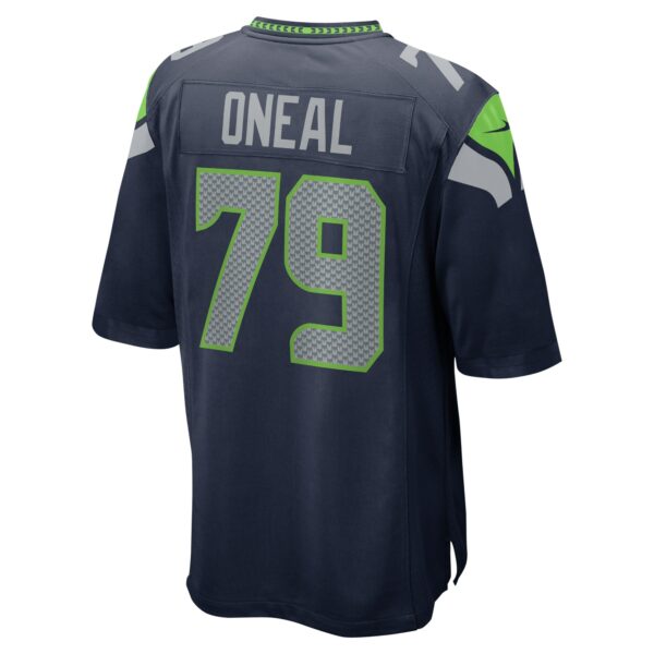 Men’s Seattle Seahawks Raiqwon O’Neal Nike College Navy Team Game Jersey