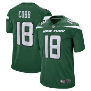 Men's New York Jets Randall Cobb Nike Gotham Green Game Jersey