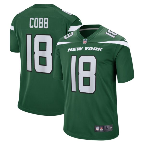 Men’s New York Jets Randall Cobb Nike Gotham Green Game Jersey