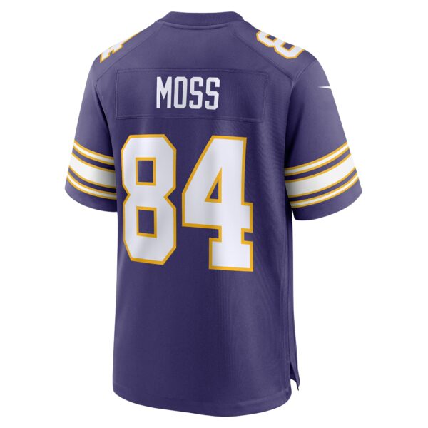 Men’s Minnesota Vikings Randy Moss Nike Purple Classic Retired Player Game Jersey