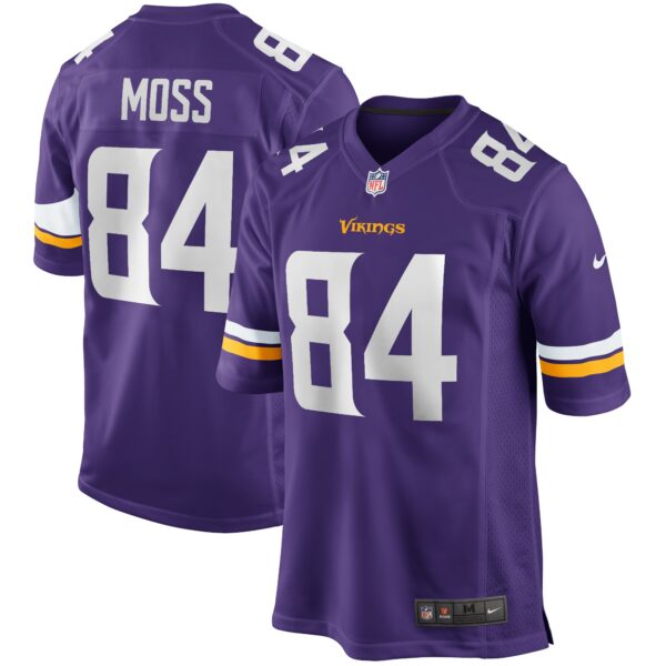 Men’s Minnesota Vikings Randy Moss Nike Purple Game Retired Player Jersey