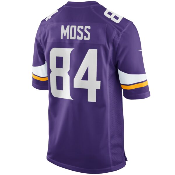 Men’s Minnesota Vikings Randy Moss Nike Purple Game Retired Player Jersey