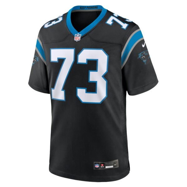 Men’s Carolina Panthers Rashard Lawrence Nike Black Game Jersey