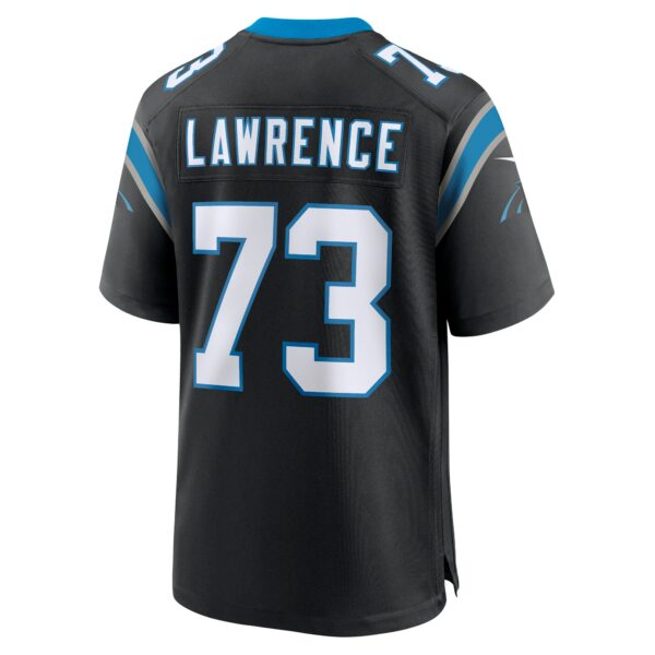 Men’s Carolina Panthers Rashard Lawrence Nike Black Game Jersey