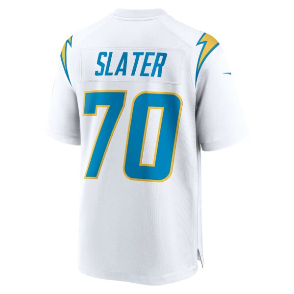 Men’s Los Angeles Chargers Rashawn Slater Nike White Game Jersey