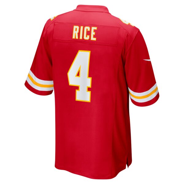 Men’s Kansas City Chiefs Rashee Rice Nike Red Game Jersey