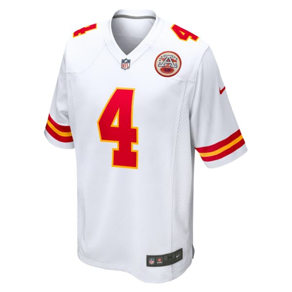 Men’s Kansas City Chiefs Rashee Rice Nike White Game Jersey