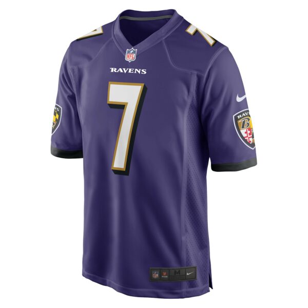 Men’s Baltimore Ravens Rashod Bateman Nike Purple Game Player Jersey