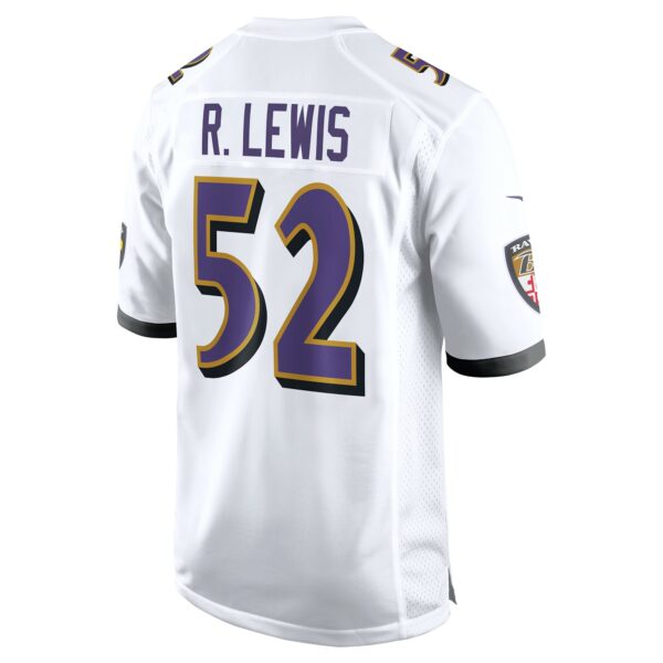 Men’s Baltimore Ravens Ray Lewis Nike White Retired Player Game Jersey