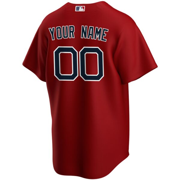 Men’s Boston Red Sox Nike Red Alternate Replica Custom Jersey