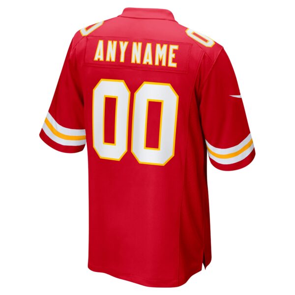 Men’s Nike Red Kansas City Chiefs Super Bowl LVII Game Custom Jersey