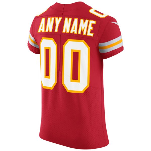 Men’s Kansas City Chiefs Nike Red Vapor Untouchable Custom Elite Jersey