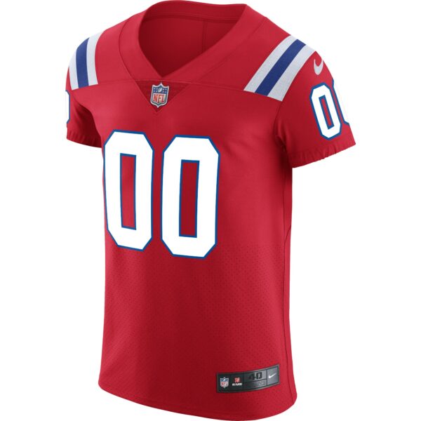 Men’s New England Patriots Nike Red Vapor Untouchable Custom Elite Jersey