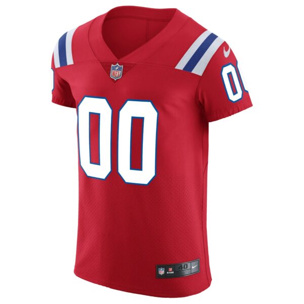 Men’s New England Patriots Nike Red Vapor Untouchable Custom Elite Jersey