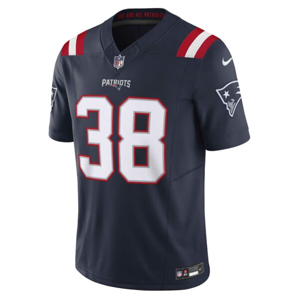 Men’s New England Patriots Rhamondre Stevenson Nike Navy Vapor F.U.S.E. Limited Jersey