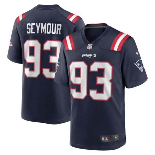 Men’s New England Patriots Richard Seymour Nike Navy Retired Player Game Jersey