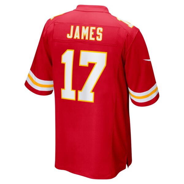 Men’s Kansas City Chiefs Richie James Nike Red Game Jersey